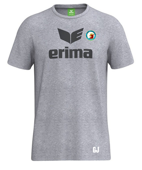 Koszulka bawełniana wyjściowa szara ERIMA Junior