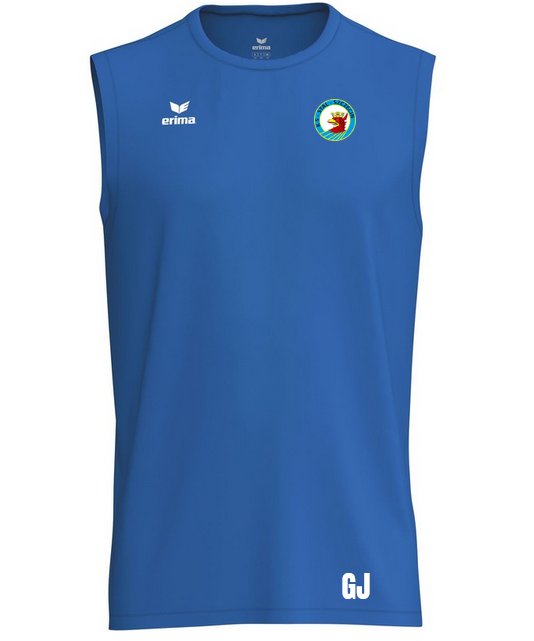 Koszulka niebieska ERIMA Intro bez rękawów